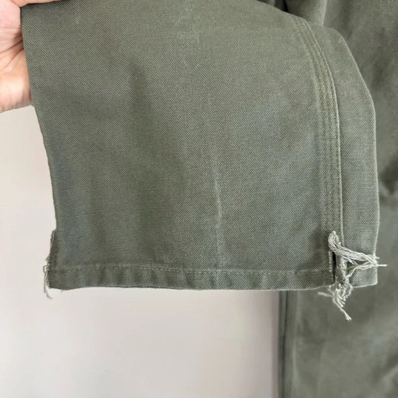 Carhartt B11-MOS Dungaree Pants Washed Loose Original Fit Moss 29x30 Streetwear - Picture 5 of 12